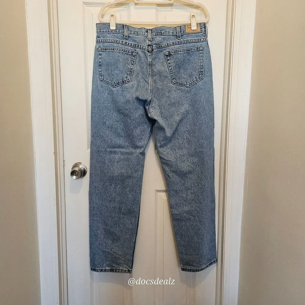 L.L. Bean Blue Jeans Men's 36 X 30 - Picture 2 of 6